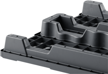 nest rack plastic pallet bottom