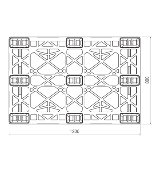 CP-4832-N-210 Plastic Pallet - Photo 3