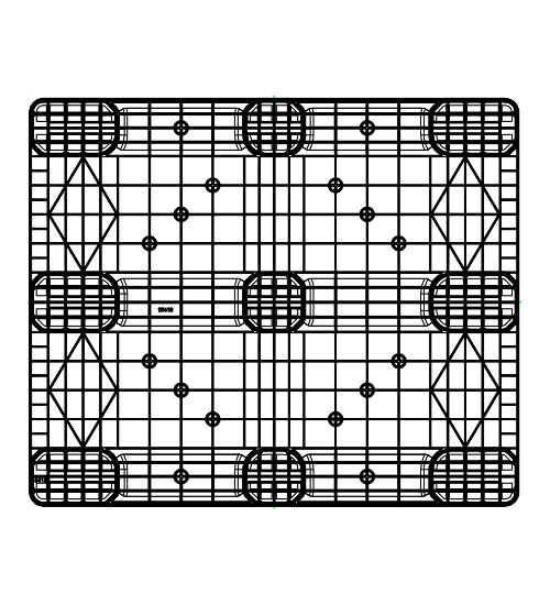 CP-4840-3R-E3CD Plastic Pallet - Photo 4