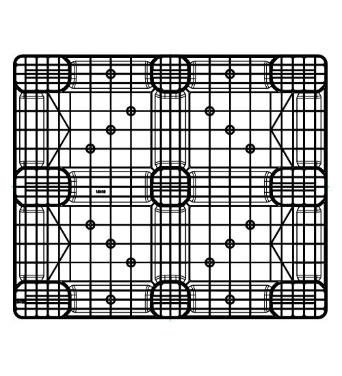 CP-4840-FP-E6OD Plastic Pallet - Photo 4