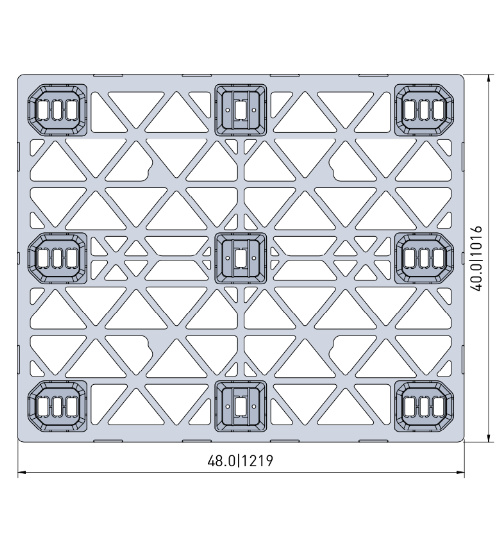 CP-4840-N-330 Plastic Pallet - Photo 3