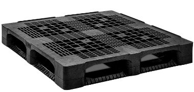 Plastic Pallet - QP-4545-FP-165mm53lbs