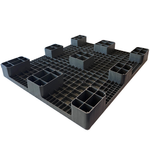 UP-1210-B-130mm28LbCD Plastic Pallet - Photo 2