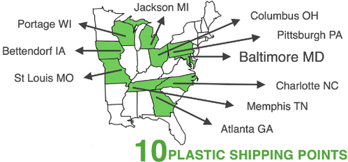 nelson plastic pallet shipping points