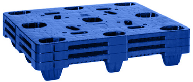 specialty plastic pallet in blue