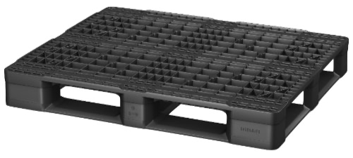 open deck plastic warehouse pallet