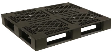 48x40 One-Piece Stackable New Plastic Pallets