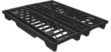 Low Cost 48x40 One-Piece Nestable Plastic Pallets