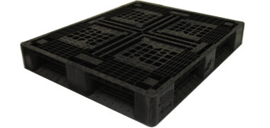 43x36 Stackable Rackable Used Plastic Pallets