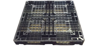 44x44 One-Piece Rackable Used Plastic Pallets