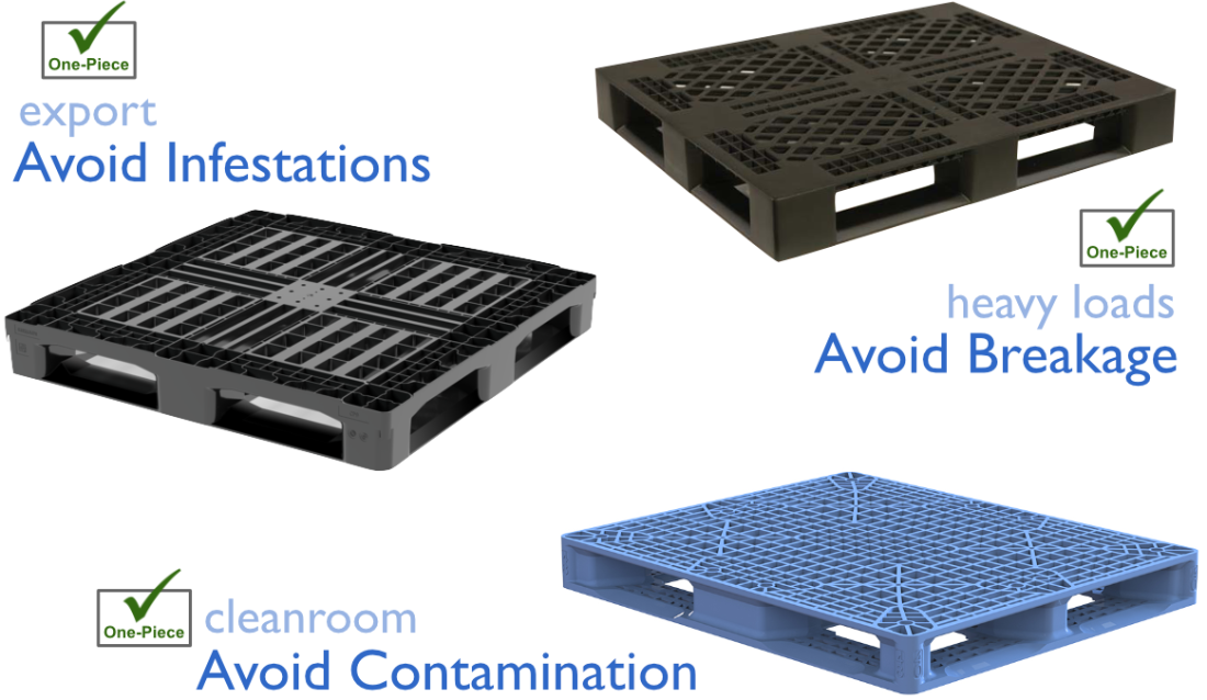 When Should you Consider One-Piece Plastic Pallets?