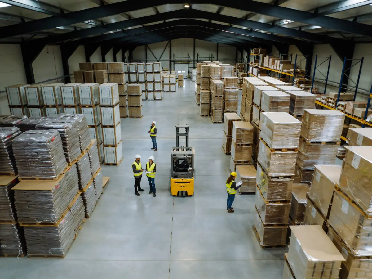 Nelson Company warehouse and packaging operations.