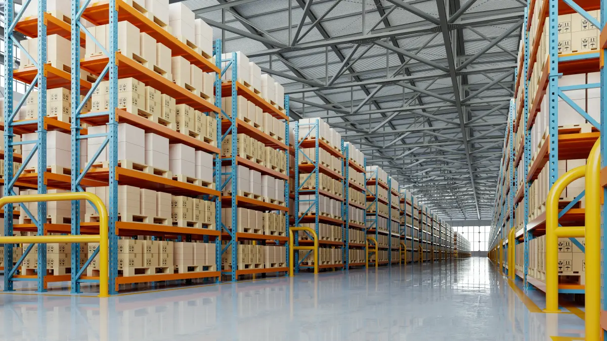 Nelson Company warehouse and packaging operations.