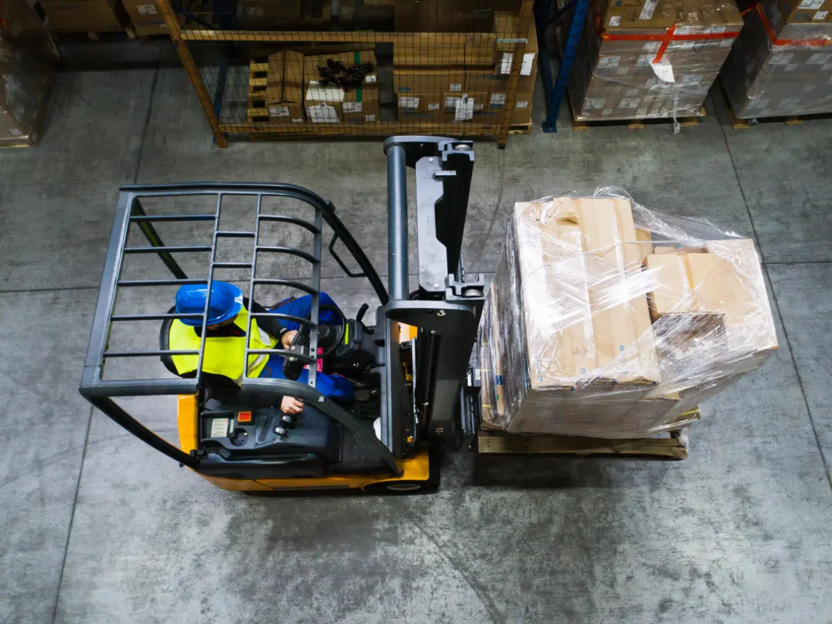 Nelson Company warehouse and packaging operations.