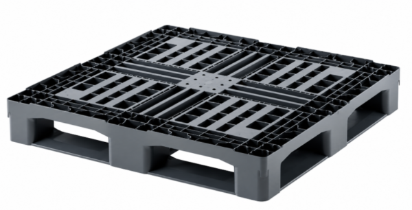 CP-1111-FP-150mm32lbs Rackable Stackable Plastic Pallet